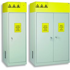 Armoires ventilées et filtrées pour produits corrosifs
