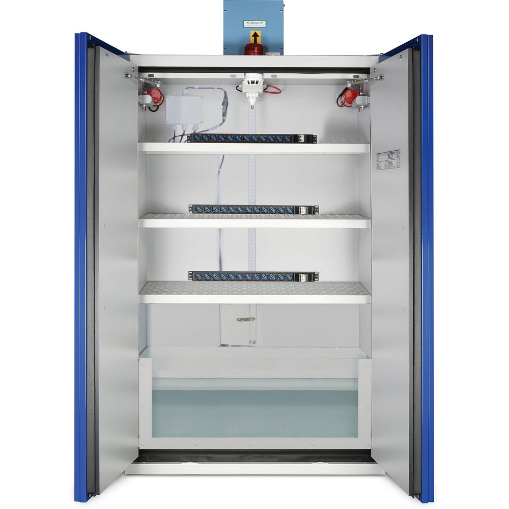 Armoires de sécurité EN14470-1 - 90&nbspminutes pour batteries lithium-ion avec système quarantaine