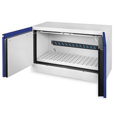 Armoire de sécurité basse 2 portes EN14470-1 - 90 minutes pour batteries lithium-ion