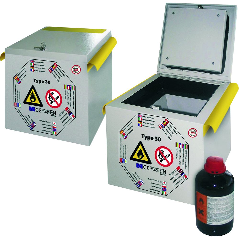 Coffre de transport pour produits inflammables