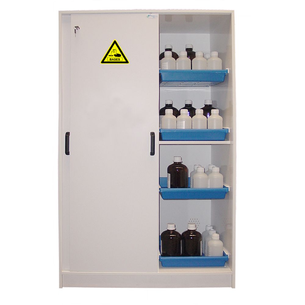 Armoires de sécurité en PVC cellulaire pour acides / bases