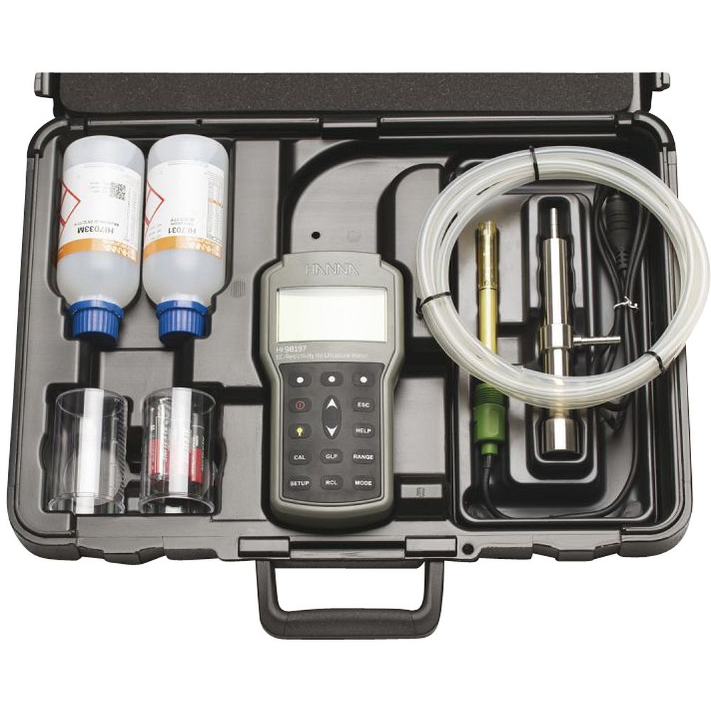 Conducti-/résistivimètre étanche IP67&nbsppour eau ultrapure
