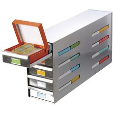 Racks de rangement à tiroirs accès par le dessus