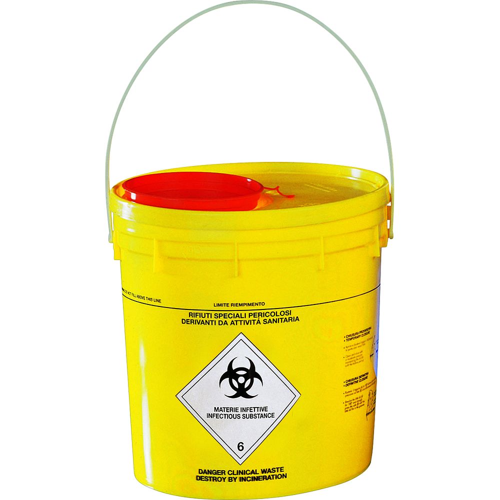 Conteneurs pour déchets biologiques avec orifice