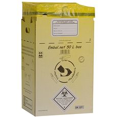 Cartons pour DASRI déchets d'activités de soins à risques infectieux