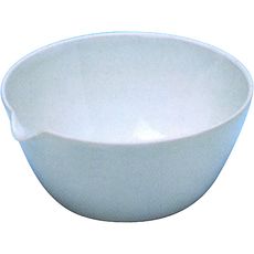 Capsules d'évaporation en porcelaine à fond plat, forme française