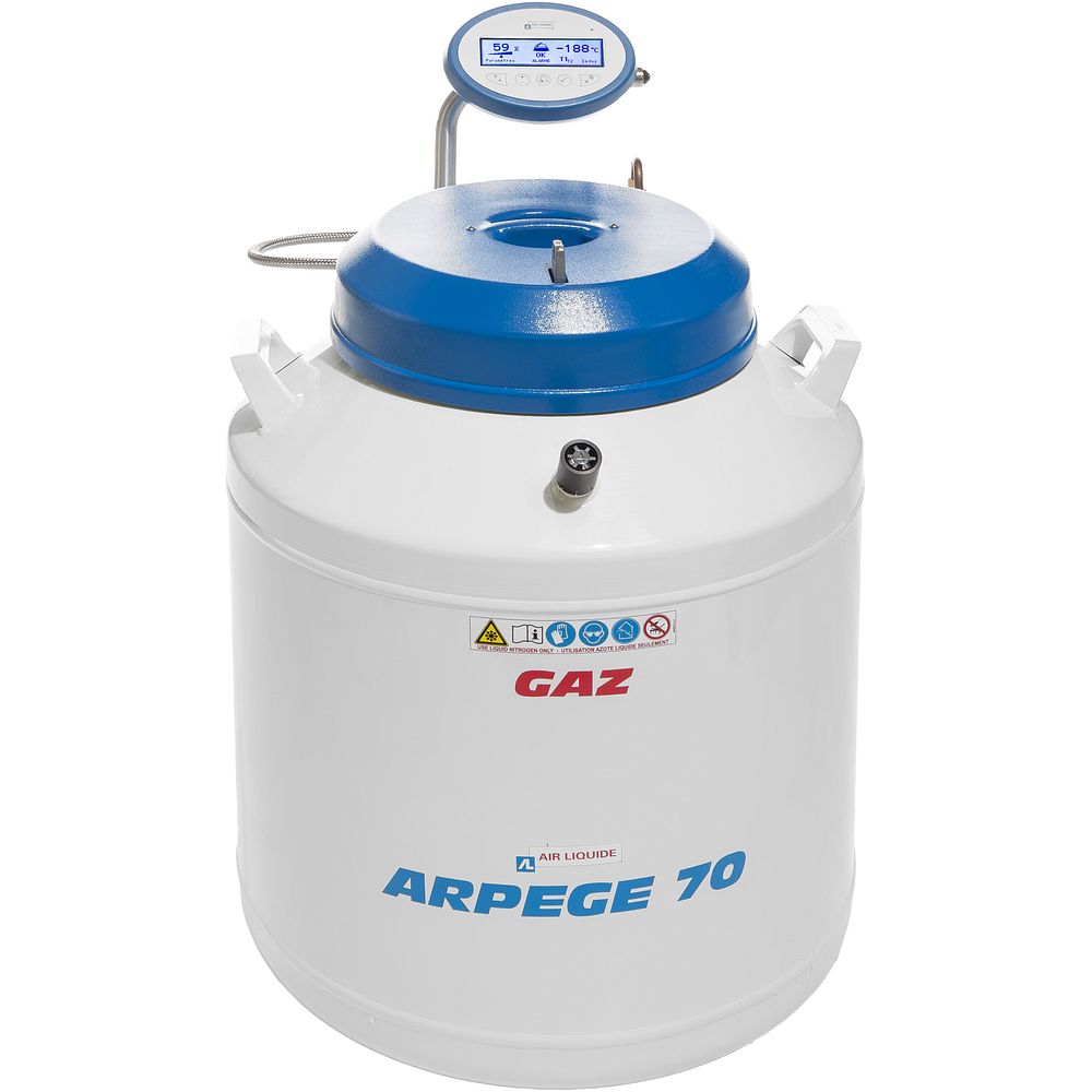 Réservoirs cryogéniques Gamme ARPEGE - longue autonomie stockage en racks, en phase gaz