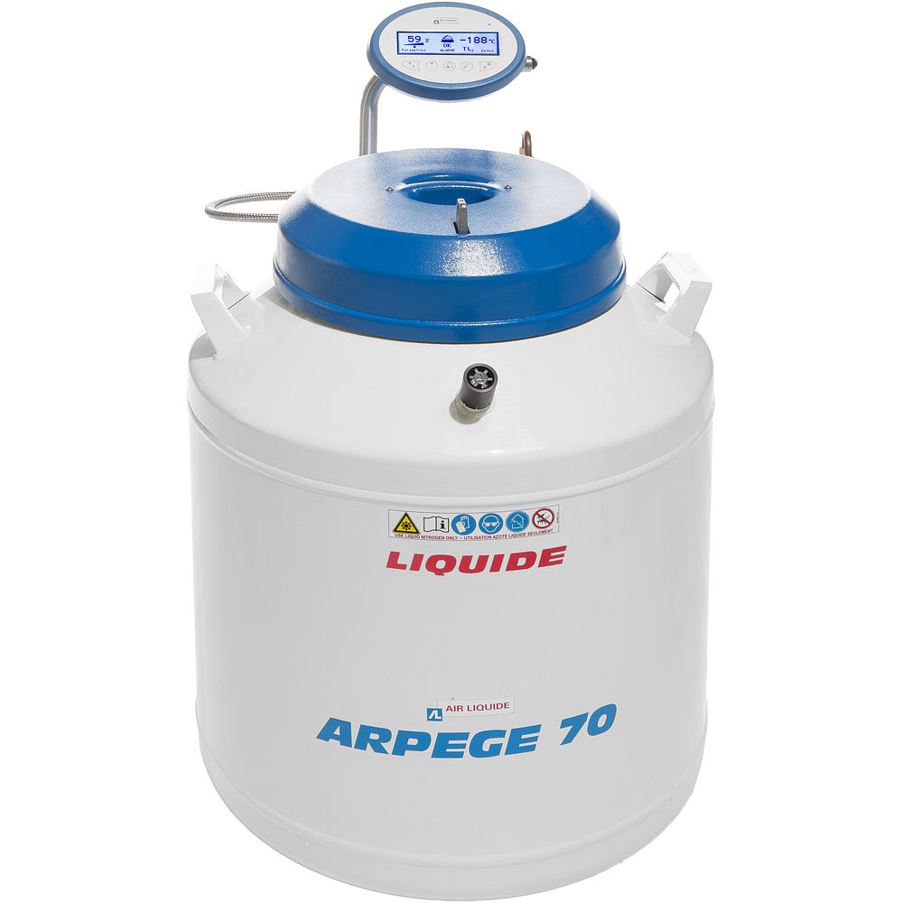 Réservoirs cryogéniques 
Gamme ARPEGE - longue autonomie stockage en racks, en phase liquide