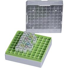 Cryoboîtes -196°C polycarbonate base / grille / couvercle, les 4