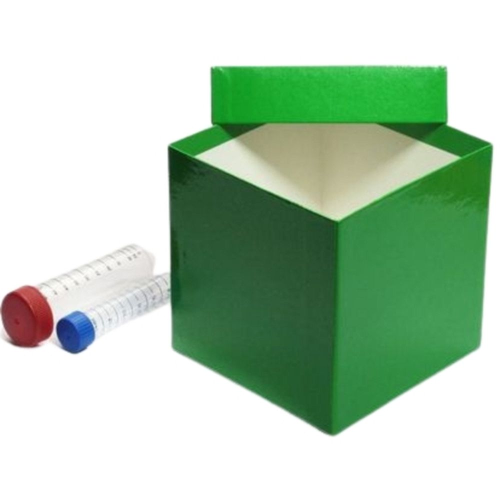 Cryoboîtes 148&nbspx 148&nbspx 128&nbspmm en carton hydrofuge