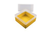 Cryoboîtes 130 x 130 mm en polypropylène, hauteurs fixes, séparateurs au choix