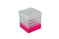 Cryoboîtes 130 x 130 mm en polypropylène, hauteurs variables, séparateurs au choix