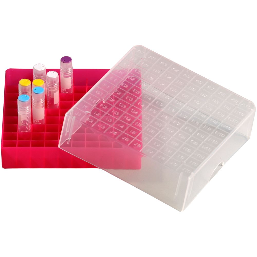 Cryoboîtes 133&nbspx 133&nbspmm en polypropylène, 100&nbsptubes
