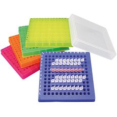 Cryoboîtes 130 x 130 mm en polypropylène, 144 tubes