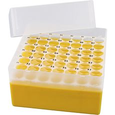 Cryoboîtes 130 x 130 mm en polypropylène, 49 tubes, hauteur 102 mm