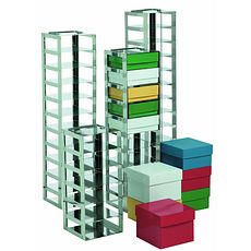 Racks rangement vertical pour boîtes haut. 50 mm