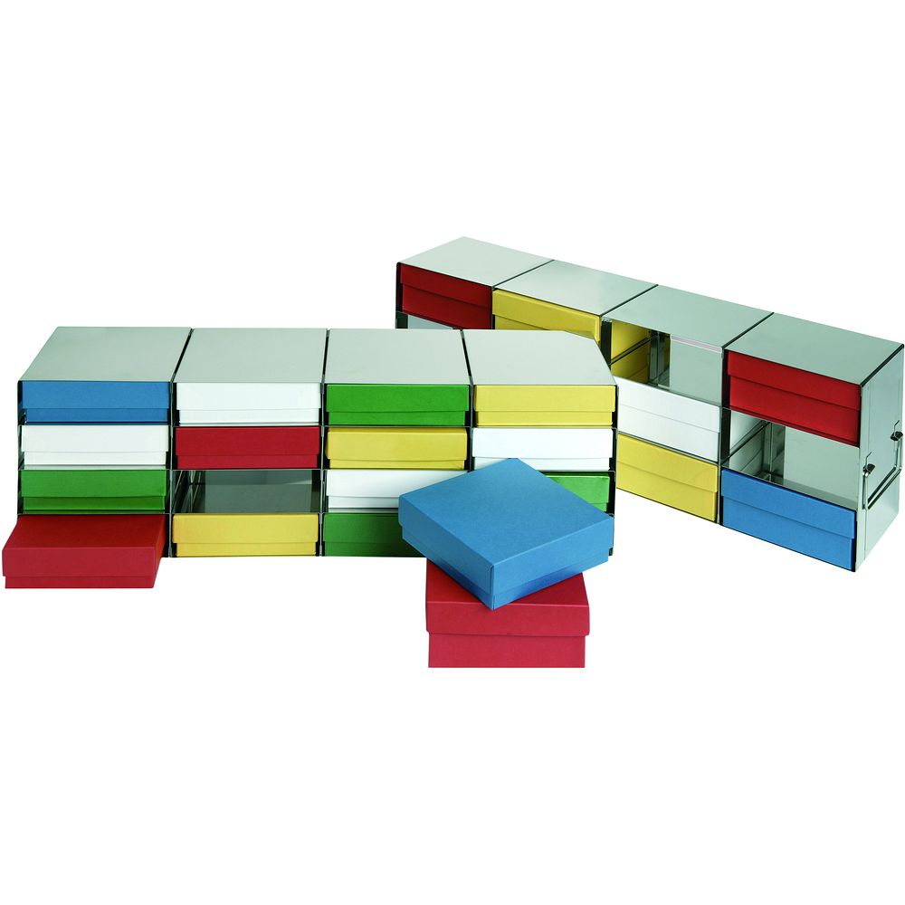 Racks rangement horizontal pour boîtes cryogéniques