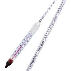Densimètres pour le pétrole avec thermomètre