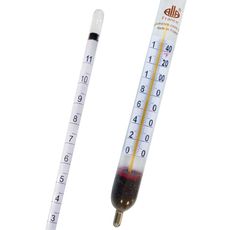 Aréomètres pour l'industrie du pétrole avec thermomètre liquide bleu