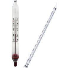Densimètres de masse volumique avec thermomètre série 60 g/ml 310 mm