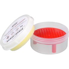 Collecteur de mercure avec insert spécial en mousse expansée