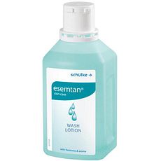 Lotion lavante anti-microbienne esemtan® en flacon ou bidon avec bouchon