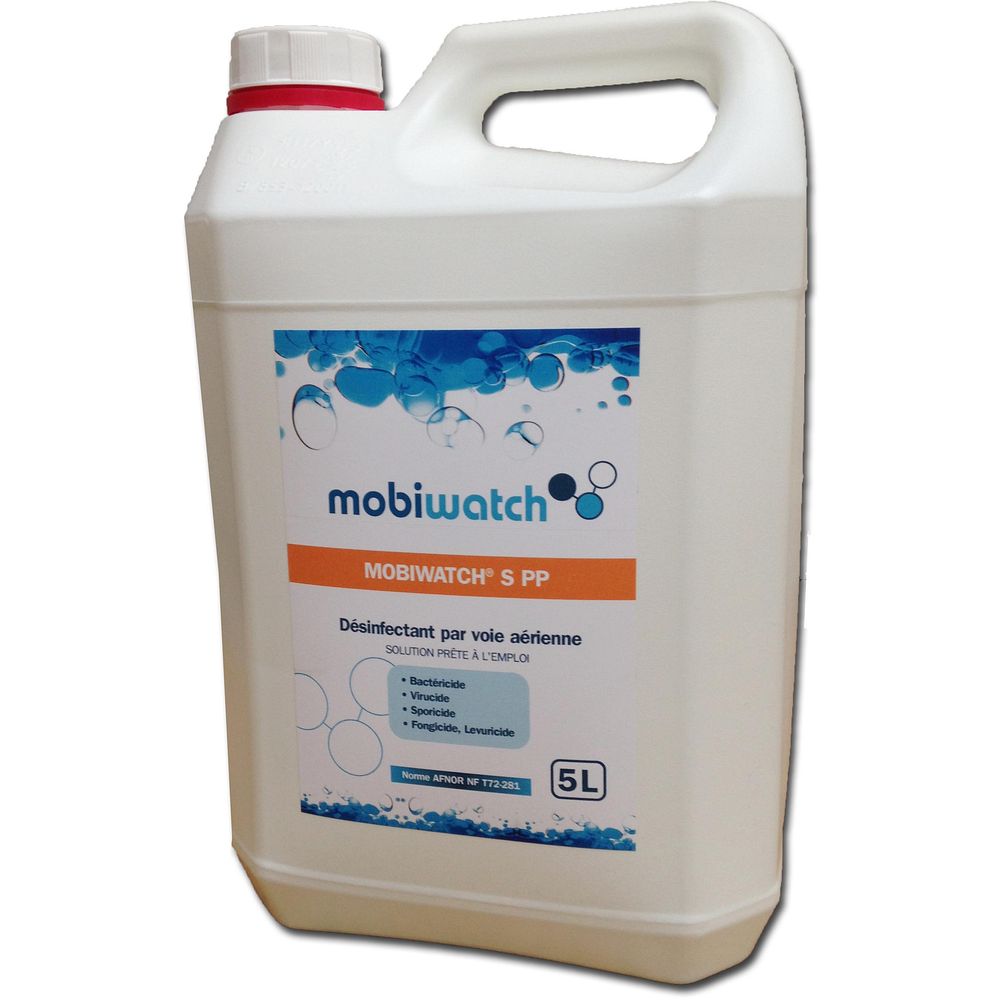 Désinfection microbiologique automatique par voie aérienne