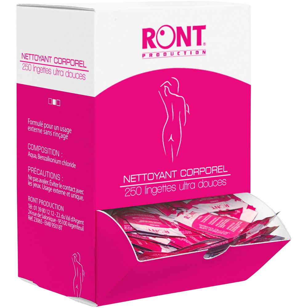 Lingettes de nettoyant corporel
