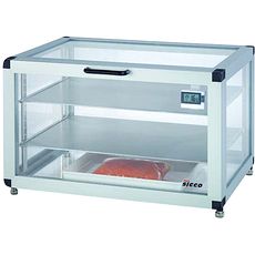 Dessiccateur horizontal 50 litres, parois en verre