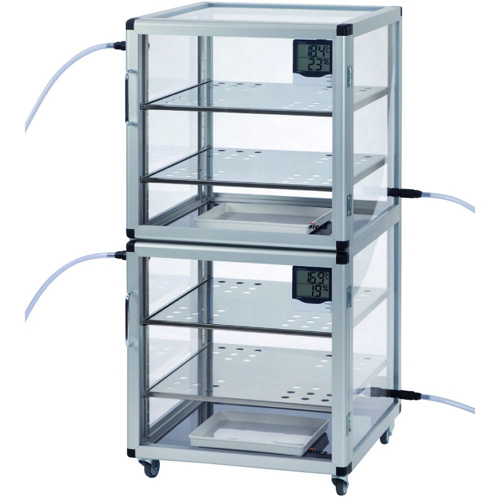 Dessiccateurs avec flux gazeux 51&nbsplitres à 311&nbsplitres, en PMMA