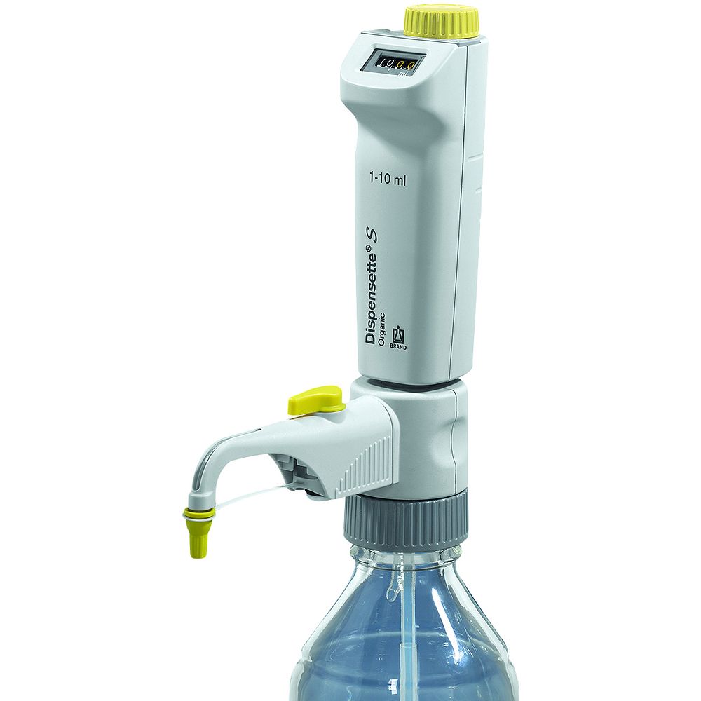 Distributeurs répétitifs digitales Dispensette®S avec soupape de purge, volume fixe