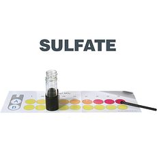 Kit économique d'analyse du Sulfate par comparateur colorimétrique visuel