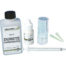 Coffret d'analyse de la Dureté carbonatée de l'eau par titrimétrie