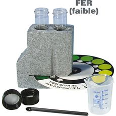 Kit haute sensibilité d'analyse du Fer (faible) par comparateur colorimétrique visuel