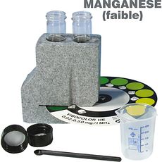 Kit haute sensibilité d'analyse du Manganèse (faible) par comparateur colorimétrique visuel