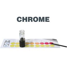 Kit économique d'analyse du Chrome par comparateur colorimétrique visuel