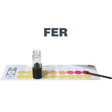 Kit économique d'analyse du Fer (fort) par comparateur colorimétrique visuel