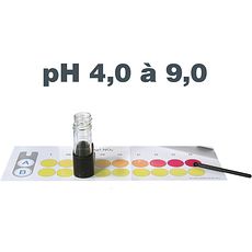 Kit économique d'analyse du pH par comparateur colorimétrique visuel