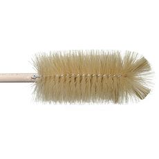 Goupillons en Nylon coloris crême avec manche en bois