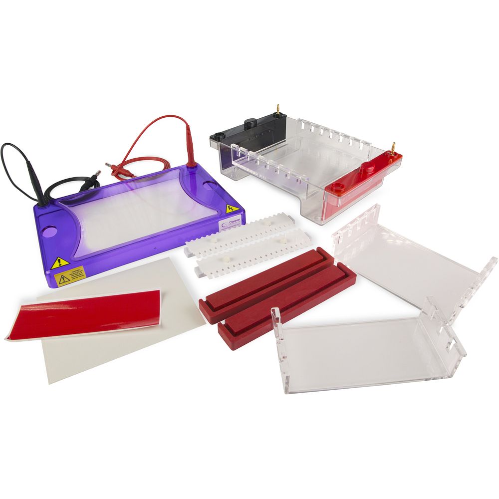 Cuves électrophorèse horizontales Choice gels 15&nbspcm, jusqu'à 210&nbsppuits