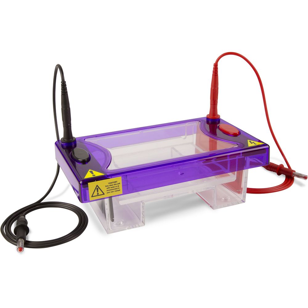 Cuves électrophorèse horizontales pour microplaques gels 10&nbspcm, jusqu'à 96&nbsppuits