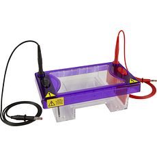 Cuves électrophorèse horizontales Midi gels 10 cm, jusqu'à 100 puits