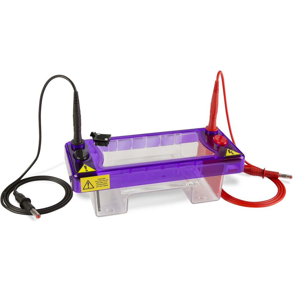 Cuves électrophorèse horizontales Mini gels 7&nbspcm, jusqu'à 64&nbsppuits