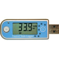 Loggers de température et d'humidité - clé USB affichage LCD