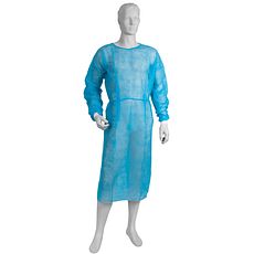 Blouses en polypropylène non tissé bande jersey au poignet
