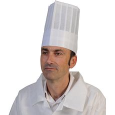 Toques droites plissées en viscose