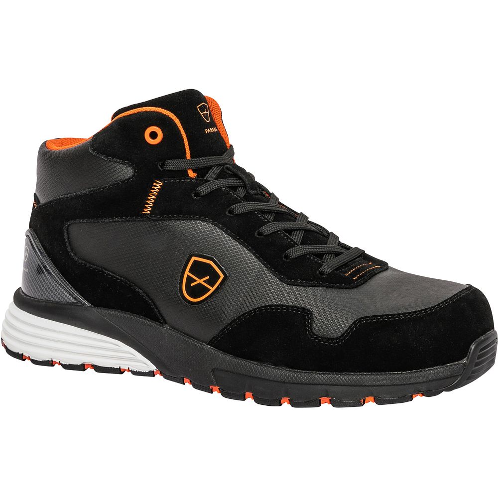 Chaussures hautes de sécurité SKATER coloris noir/orange