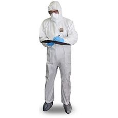 Combinaison Ultima® LAB PLUS avec surbottes en PP et PE 65 g/m²