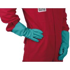 Gants de protection en nitrile turquoise