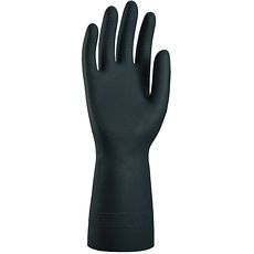 Gants néoprène latex gris intérieur floqué coton